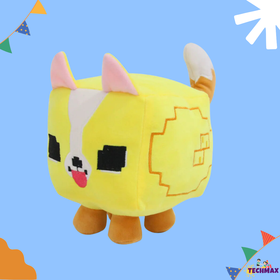 CUTE SQUARE DOG PLUSH