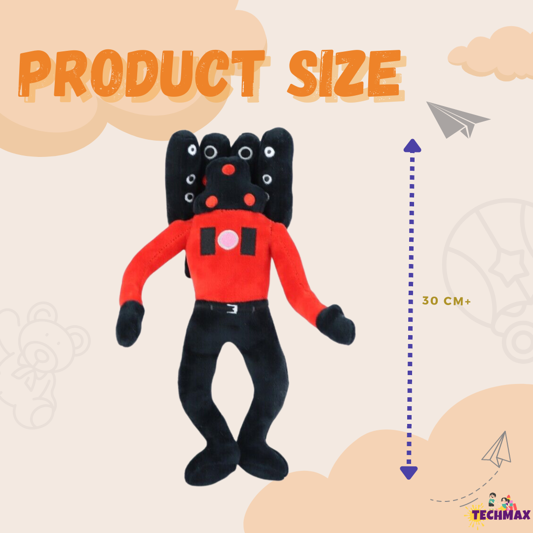 RED SPEAKERMAN PLUSH TOY