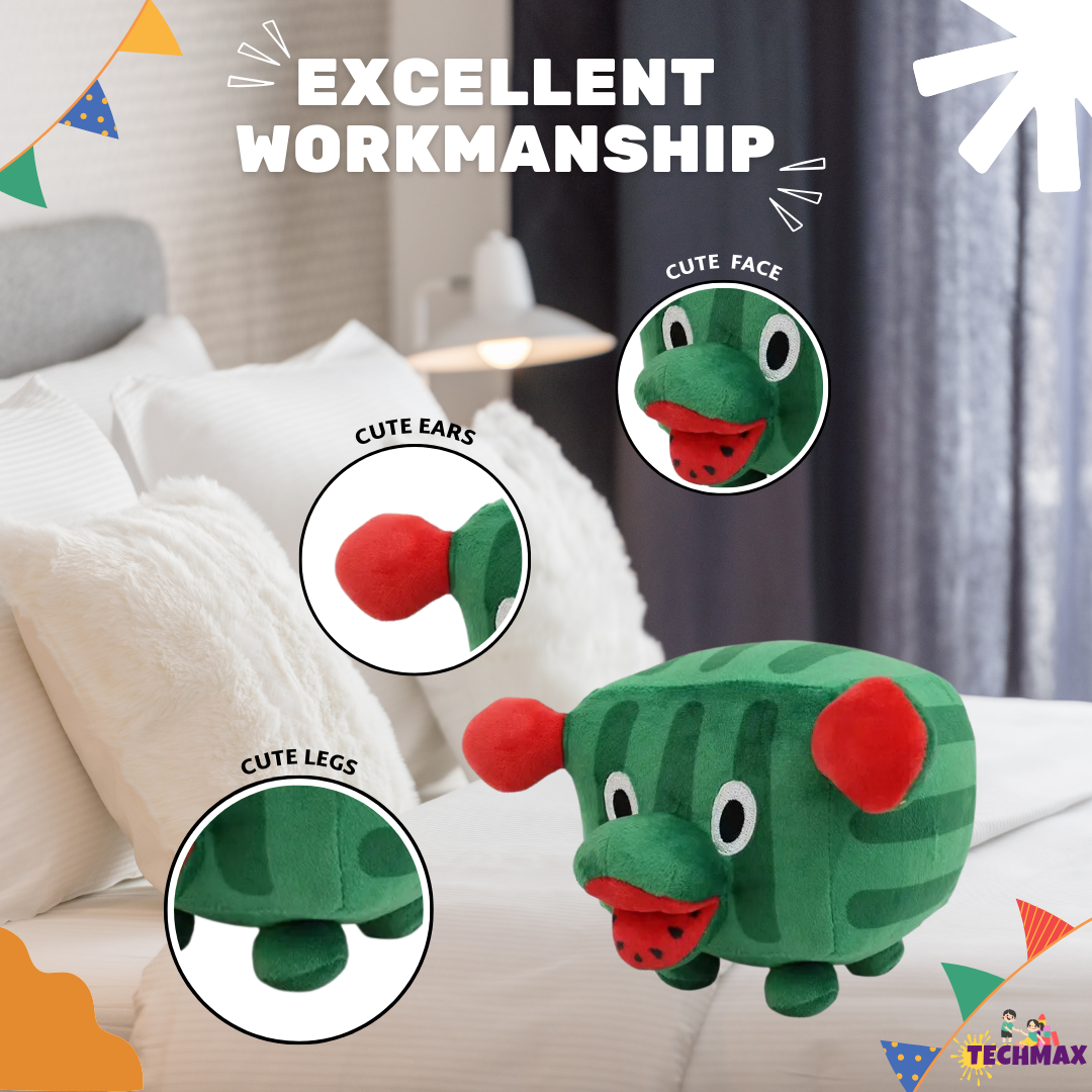 CUTE SQUARE WATERMELON PLUSH