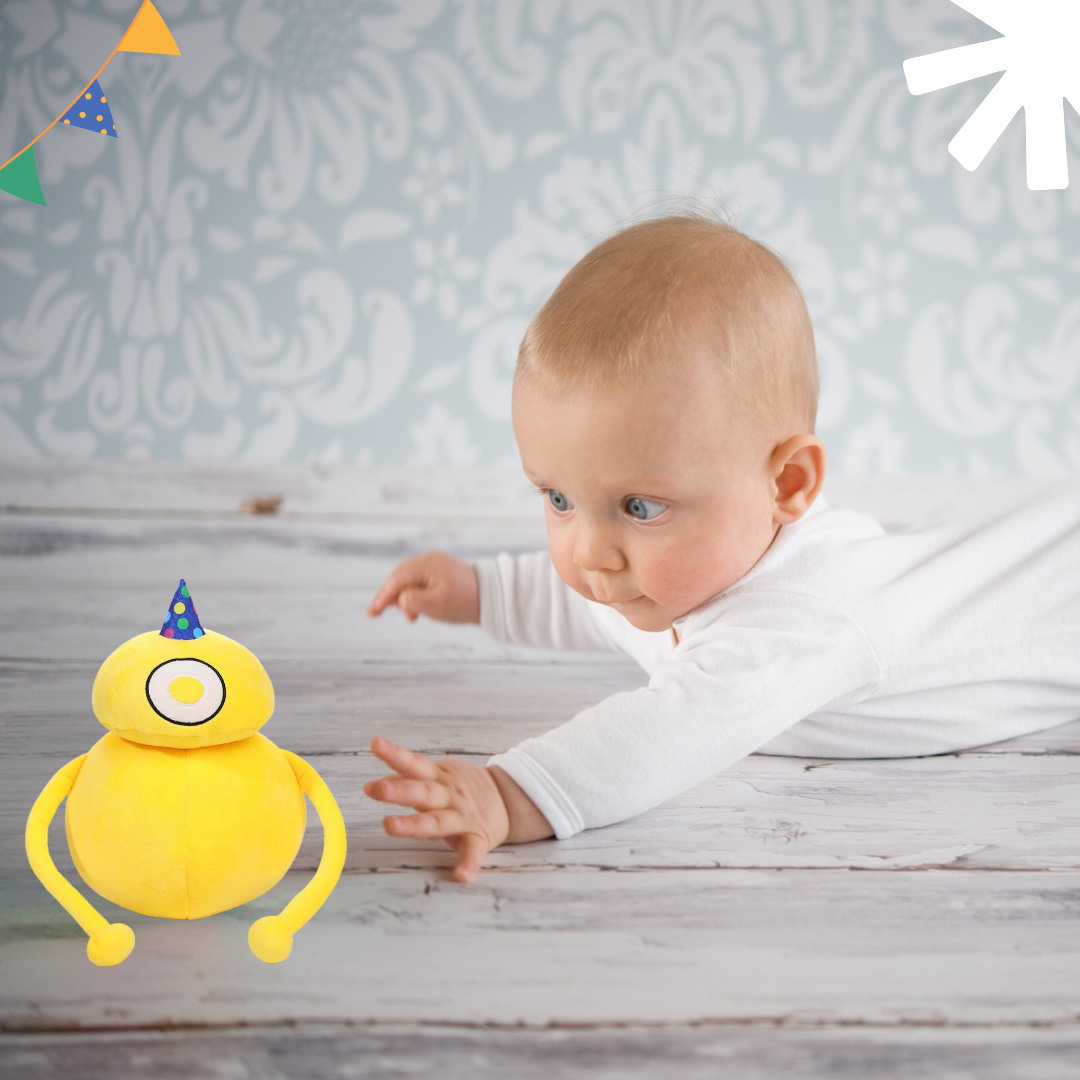 YELLOW EGG Rainbow Friends Plush Toy