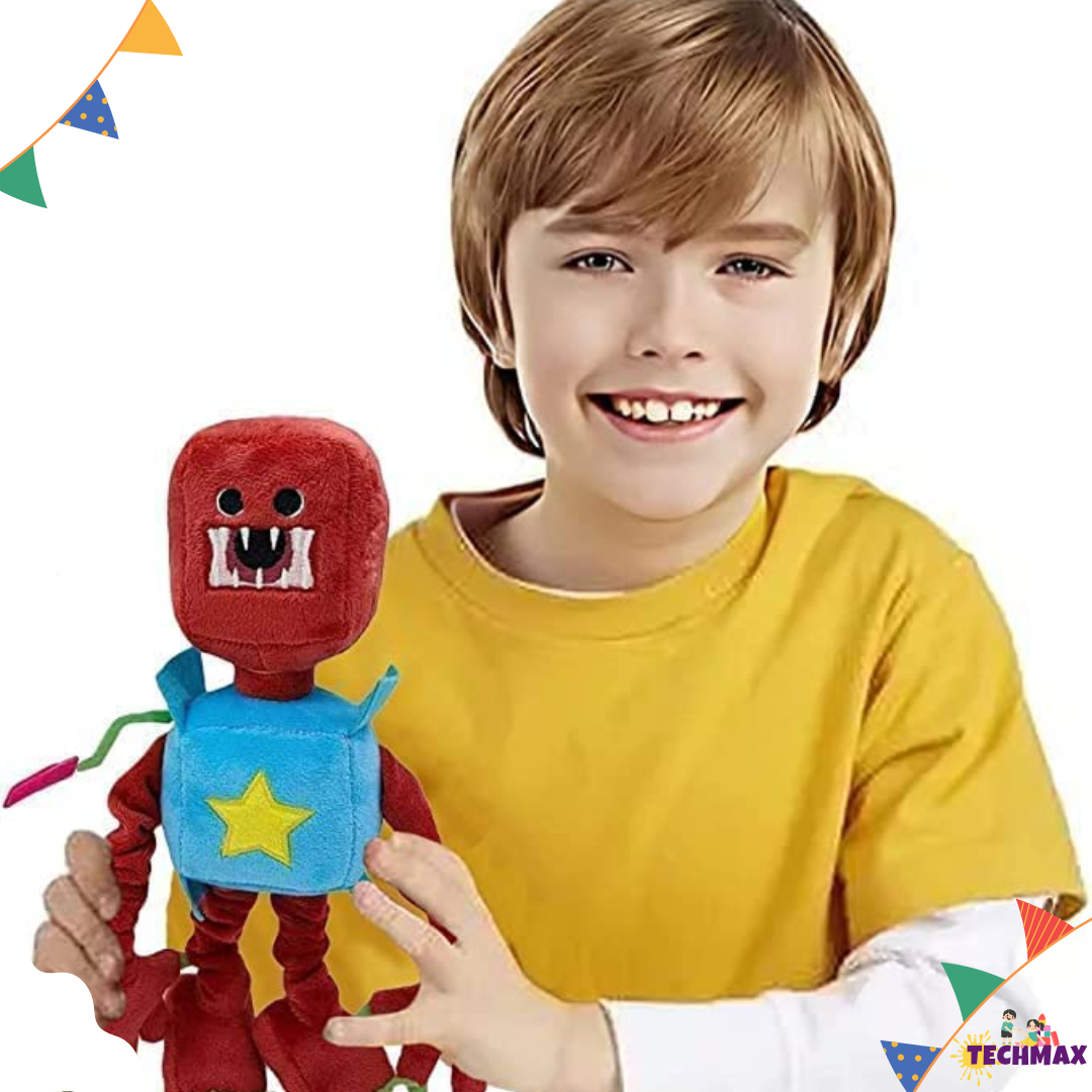 BROWN-B SQUARE BOXY PLUSH