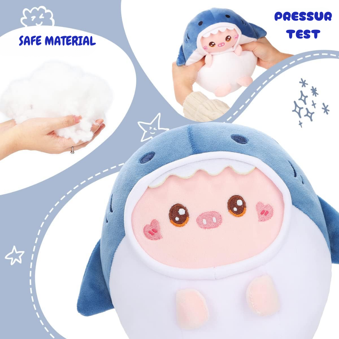 PIG SHARK PLUSH TOY