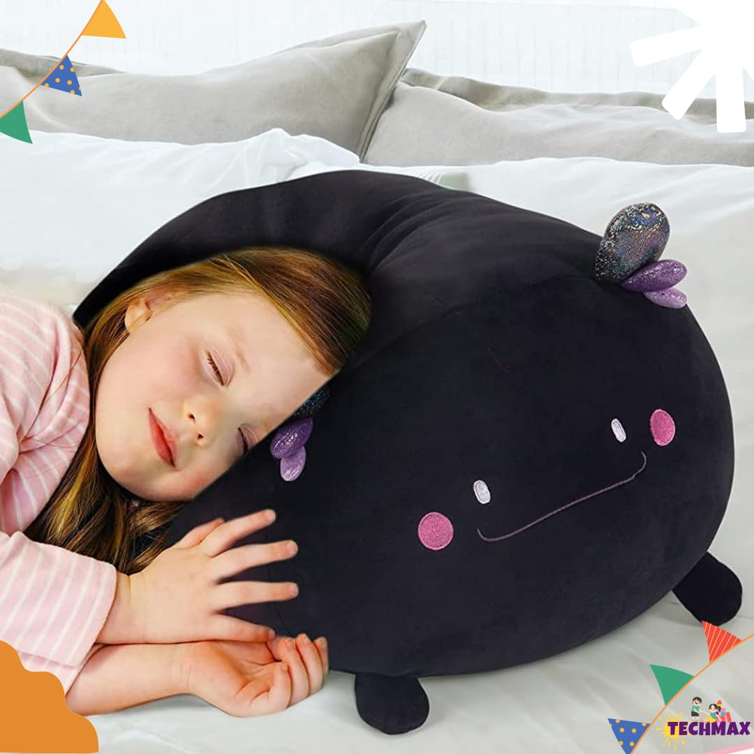 BLACK AXOLOTL CUTE PILLOW