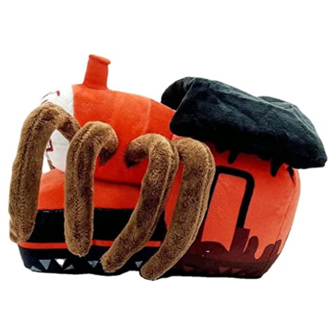ORANGE TRAIN PLUSH PILLOW