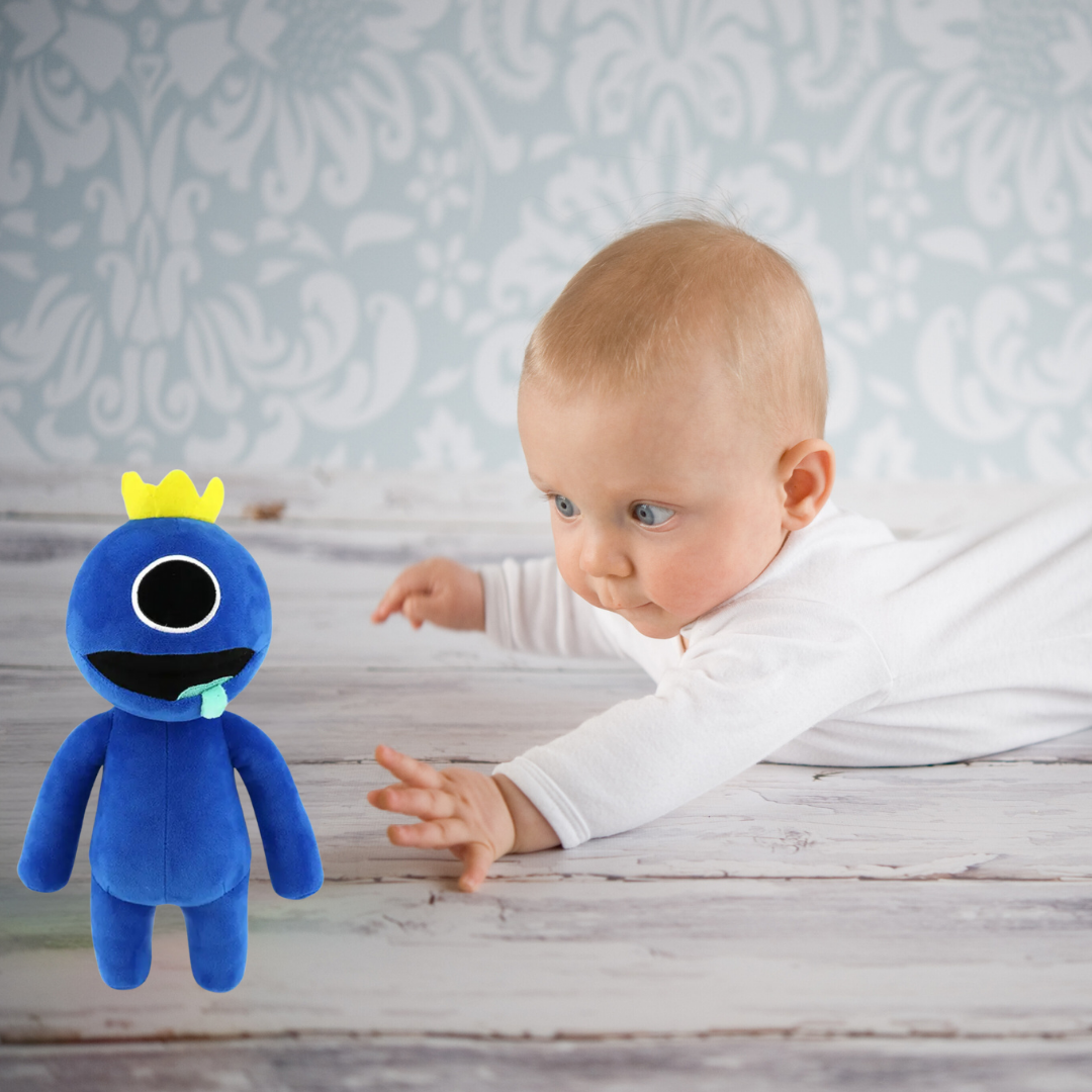 Round Head BLUE SINGLE EYE Cute Plush Toys