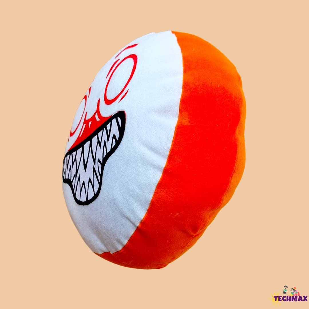 CUTE ORANGE MONSTER SLEEPING PILLOW