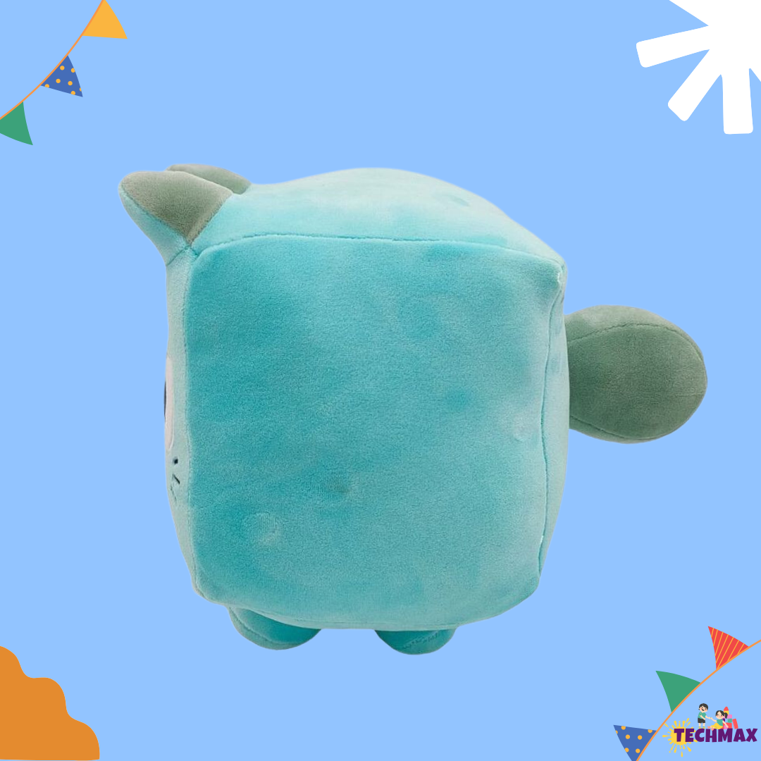 CUTE SQUARE BLUE PLUSH
