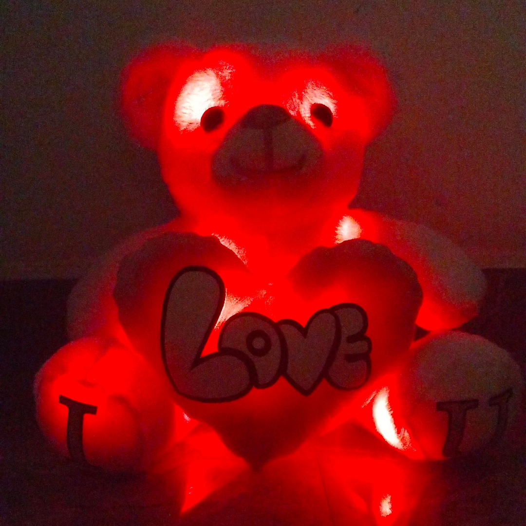 Sea Green Skin Color - I Love You Teddy Bear - Love Bear