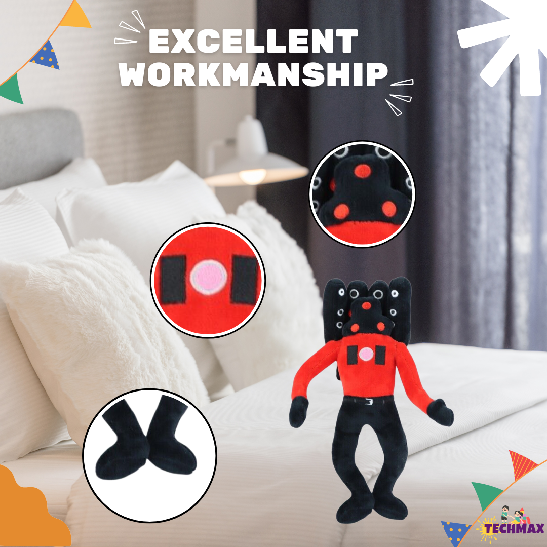 RED SPEAKERMAN PLUSH TOY