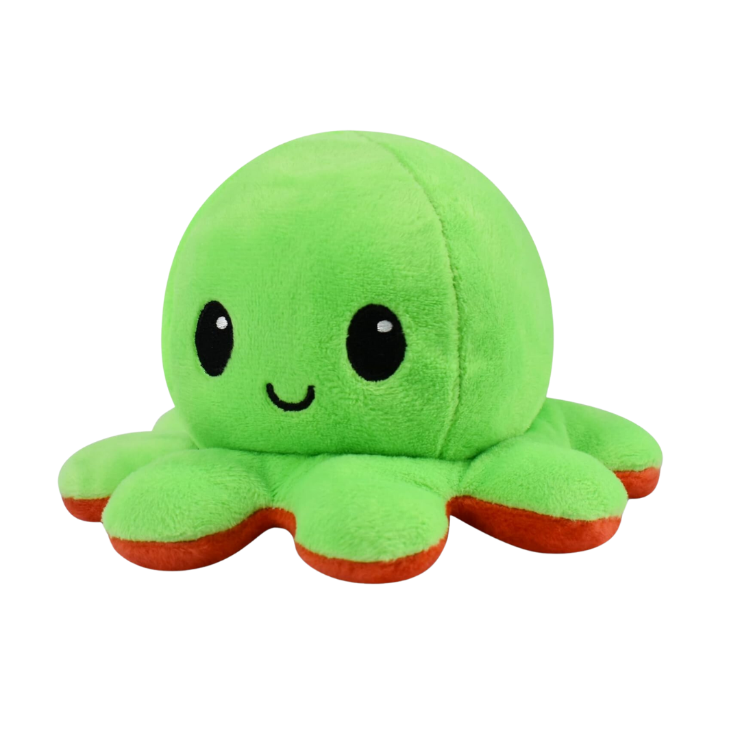 HAPPY GREEN & ANGRY RED REVERSIBLE PLUSH