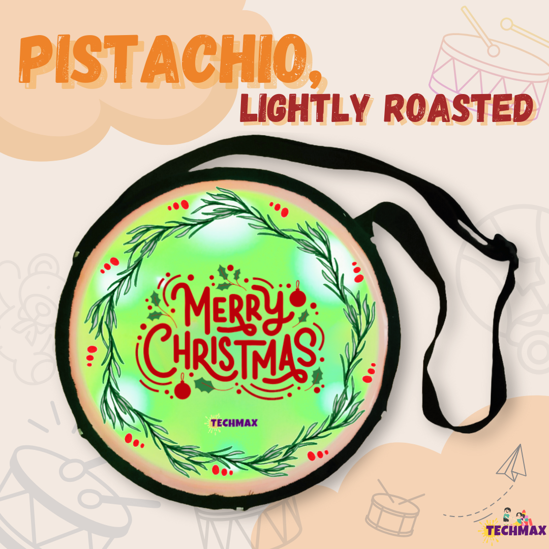 11.5 Inch - Blue - Plastic - Christmas Lighting Drum - Sensor Based - Single Side