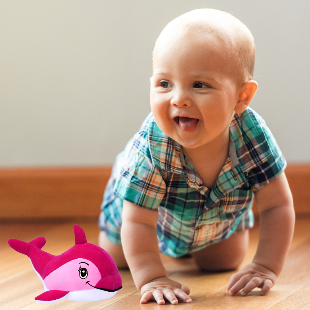 PINK DOLPHIN PLUSH TOY