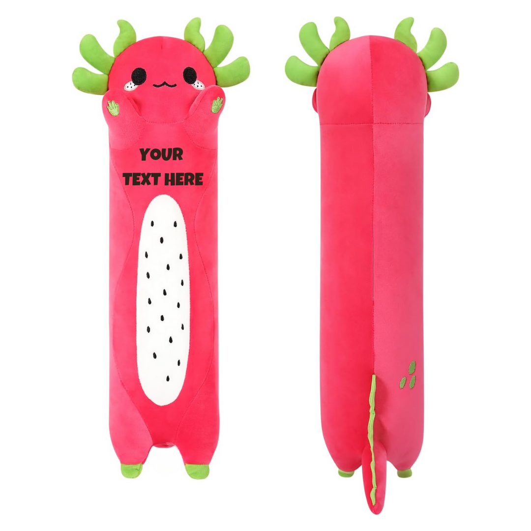 Long Red Axolotl Plush Toy