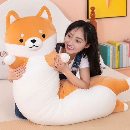 Long Shiba Inu Dog Plush Pillow