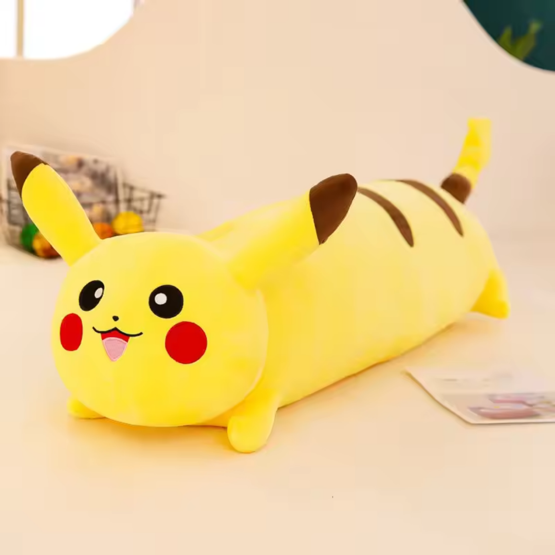 Yellow Smiley Cat Plush Toy