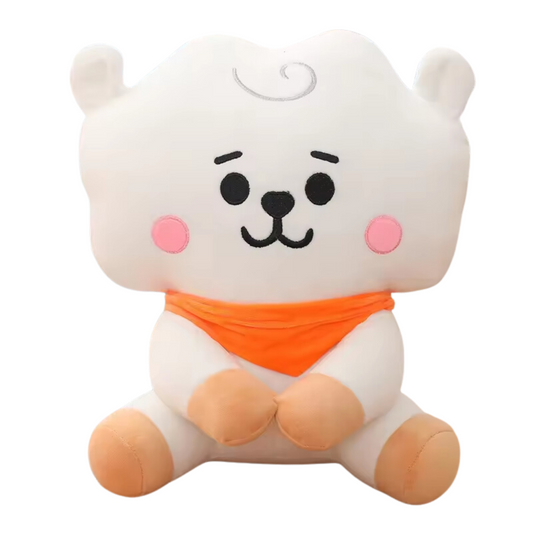 WHITE CUTE LOVE PLUSH TOY