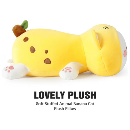 SLEEPY BANANA CAT PLUSH TOY