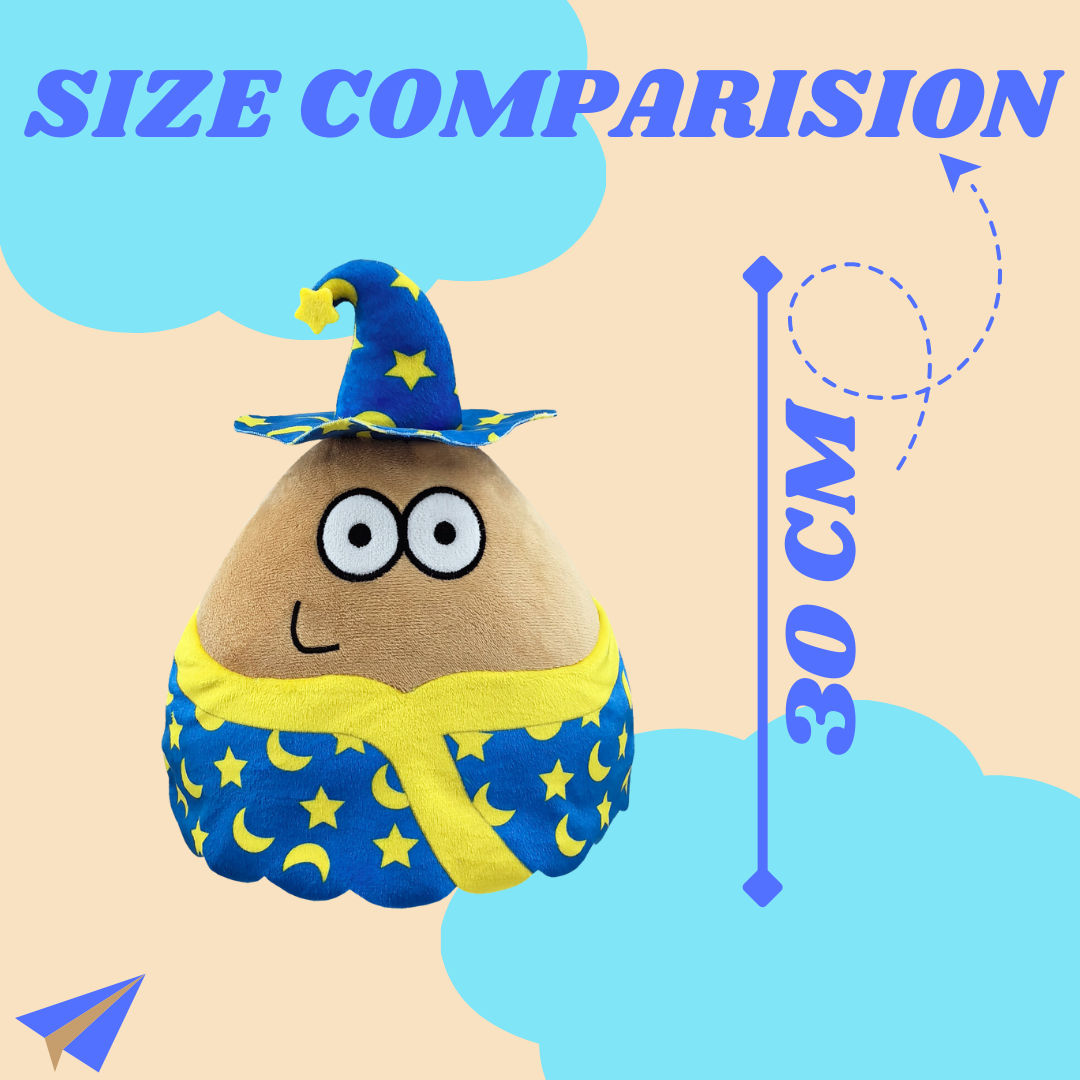 BLUE STAR POU PLUSH TOY – TechMax