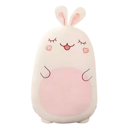 RABBIT SQUISH PLUSH PILLOW