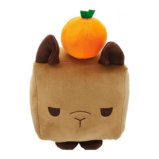 CUTE SQUARE BROWN PLUSH