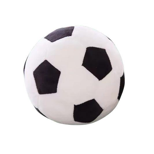 WHITE-BLACK BALL PLUSH TOY