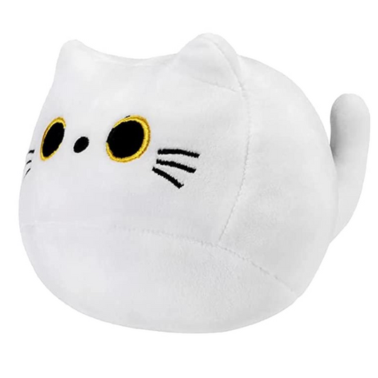 3D WHITE CAT PLUSH