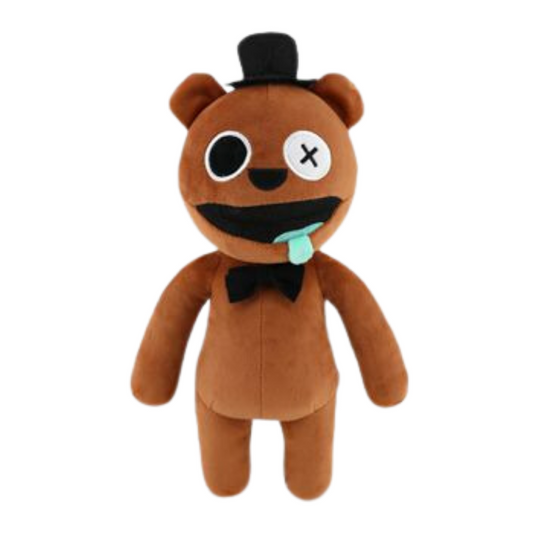 Round Head BROWN CAT Cute Plush Toys