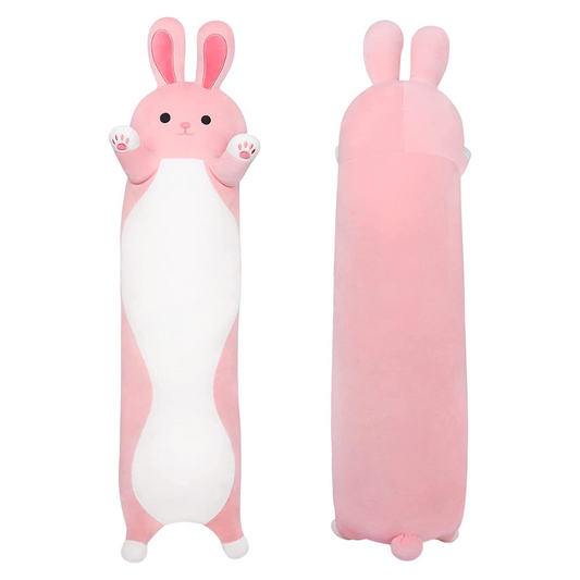 PINK LONG RABBIT PLUSH PILLOW