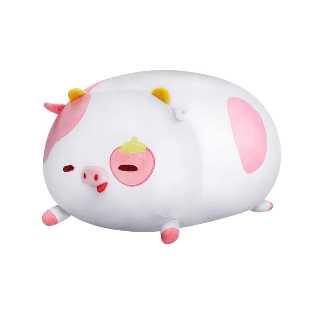 STRAWBERRY COW CUTE PILLOW