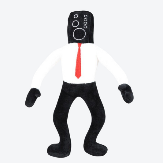 BLACK SPEAKERMAN PLUSH TOY