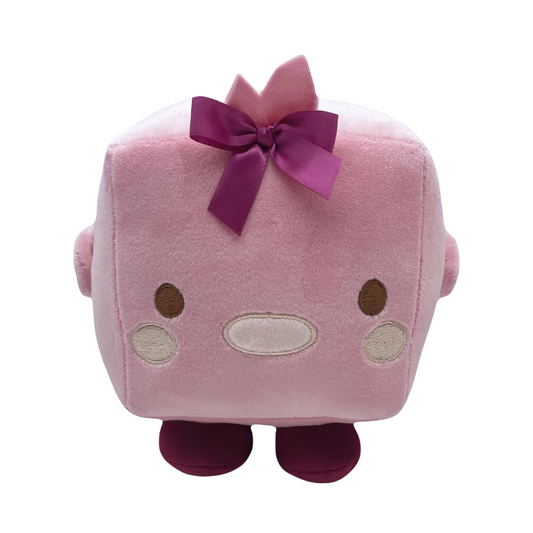 CUTE SQUARE CUTIE BOW PLUSH