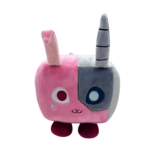 CUTE SQUARE CUTIE GREY PLUSH
