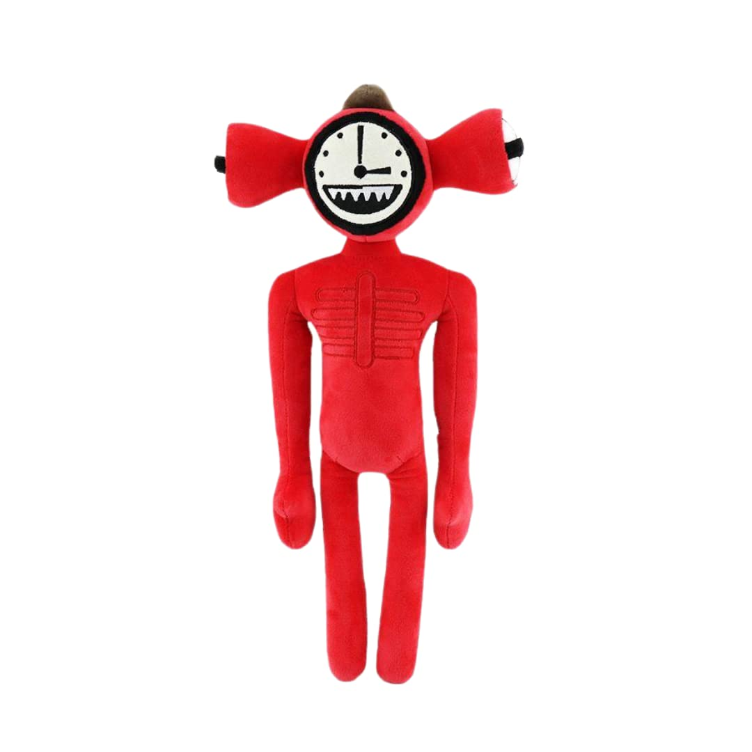 CLOCK Cute Head Animal Doll Plush Toys