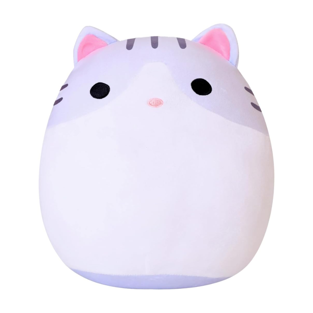 Cat Plush Pillow Kawaii Cat Stuffed Animal Fluffy Cartoon Cat