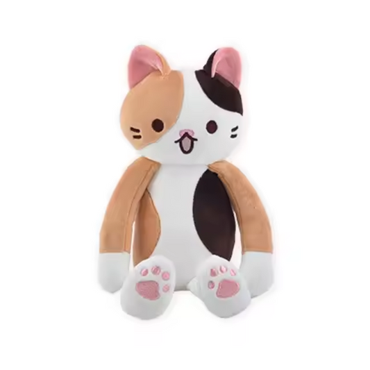 BROWN BLACK LONG HAND LEG CAT PLUSH TOY