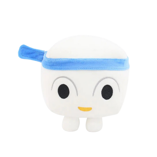 CUTE SQUARE WHITE PLUSH