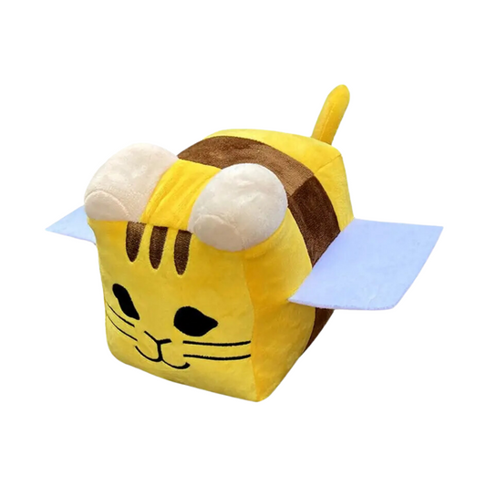 CUTE SQUARE YELLOW BEE PLUSH