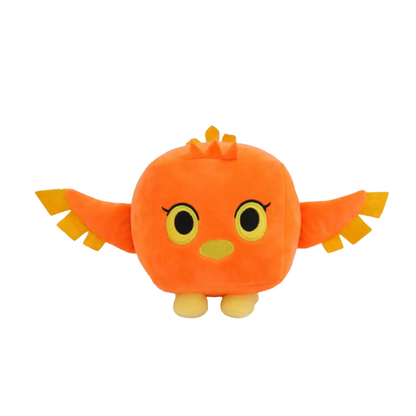 CUTE SQUARE FIRE BIRD PLUSH