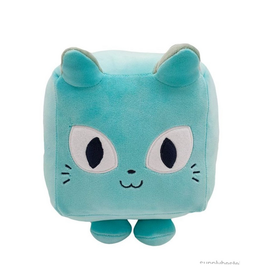 CUTE SQUARE BLUE PLUSH