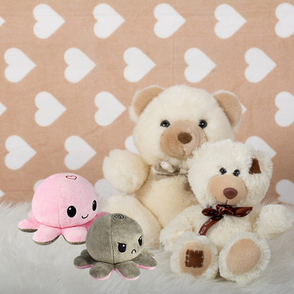 LIGHT PINK & GRAY REVERSIBLE TOY