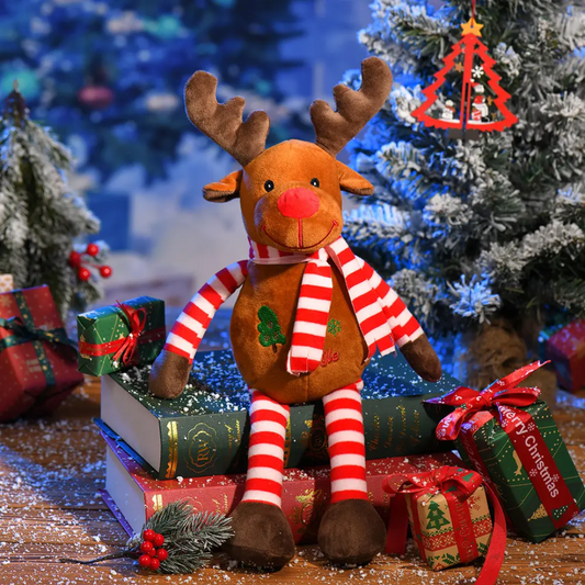 Long Reindeer Christmas Toy Plush