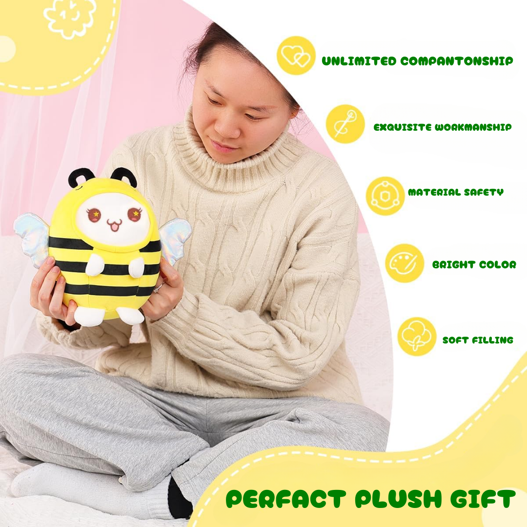 BEE CAT PLUSH TOY