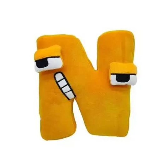 N LETTER SOFT PLUSH TOY