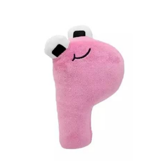 P LETTER SOFT PLUSH TOY