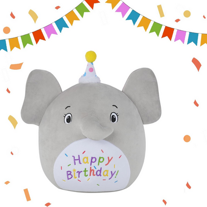 Happy Birthday Elephant Plush