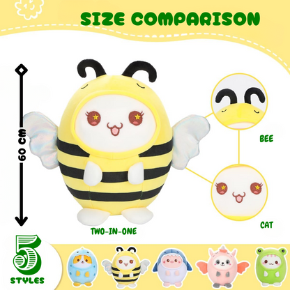 BEE CAT PLUSH TOY