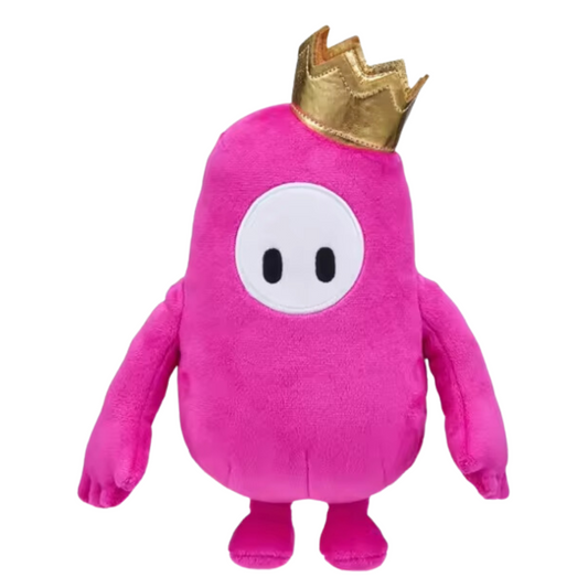 PINK CAPSULE CROWN BIRD PLUSH TOY