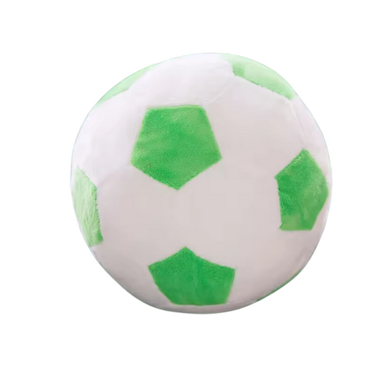 WHITE-GREEN BALL PLUSH TOY