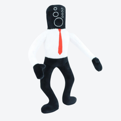 BLACK SPEAKERMAN PLUSH TOY