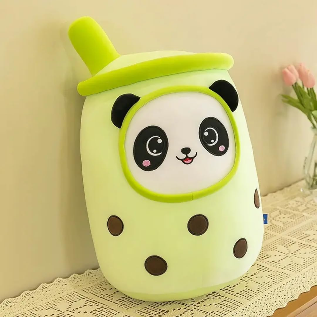 CUTE GREEN BOBA PANDA PLUSH PILLOW